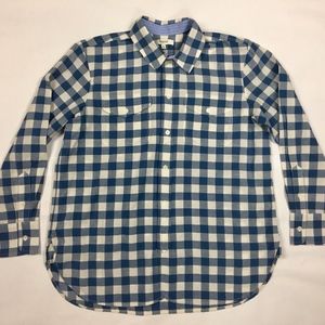 Madewell Women's Small Plaid Cotton Shirt